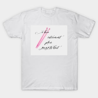 I Have Retirement Plan Going to Knit  by Suzy Hager T-Shirt